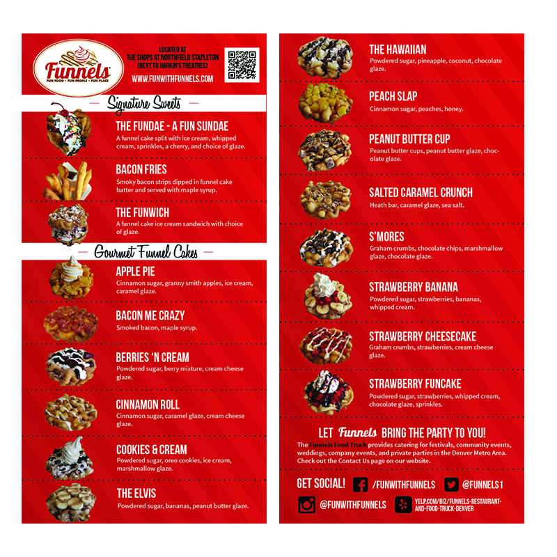 funnels restaurant to go menu